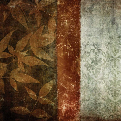 Spice Leaves II Black Modern Wood Framed Art Print by Emery, Kristin
