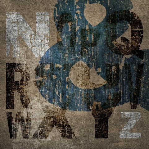 WYZ Black Modern Wood Framed Art Print with Double Matting by Emery, Kristin