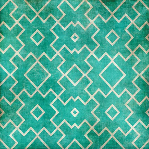 Pattern II White Modern Wood Framed Art Print by Emery, Kristin