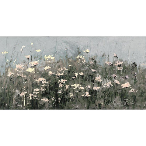 Soft Spring In Your Day White Modern Wood Framed Art Print by Kruk