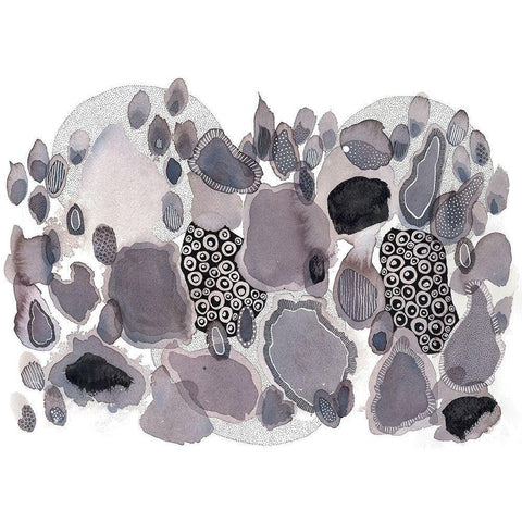 Close Evolutions 3 Gold Ornate Wood Framed Art Print with Double Matting by Rupe, Kim