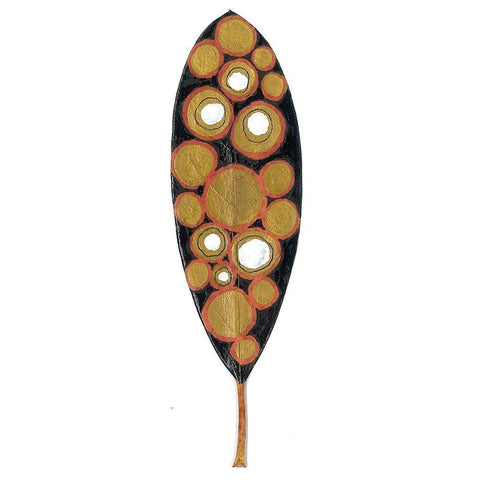 Tribal Feather 3 White Modern Wood Framed Art Print by Rupe, Kim