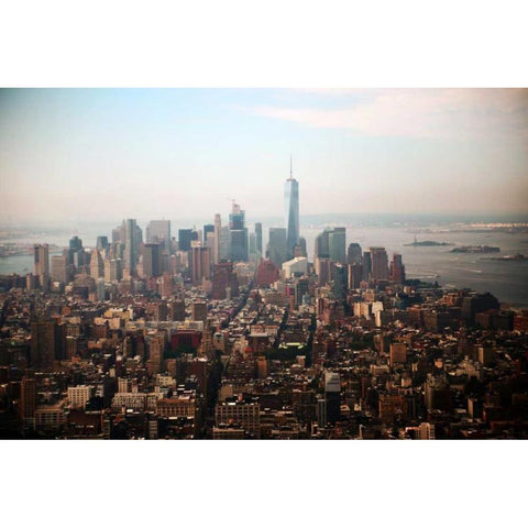 Concret Jungle 1 Black Modern Wood Framed Art Print with Double Matting by Colberg, Lisa