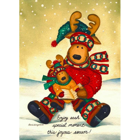 Special Moments Black Modern Wood Framed Art Print by Korsgaden, Laurie