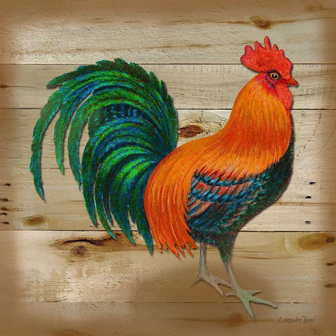 Henrietta Wood 2 Black Modern Wood Framed Art Print by Rossi, Lorraine