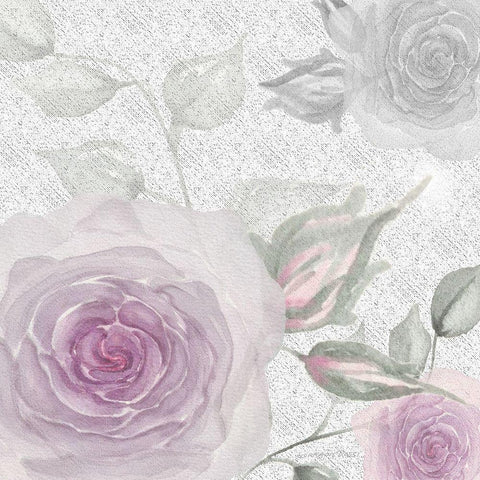 Blush Rose I Black Modern Wood Framed Art Print by Rossi, Lorraine