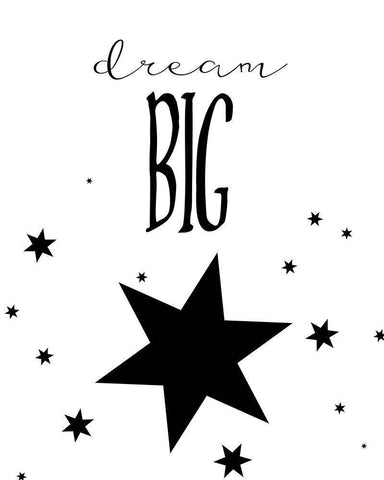 Dream Big Black Ornate Wood Framed Art Print with Double Matting by Straatsma, Leah