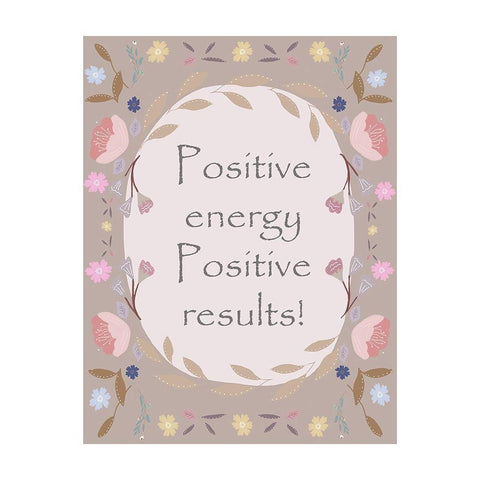 Positive Border Black Modern Wood Framed Art Print with Double Matting by Straatsma, Leah