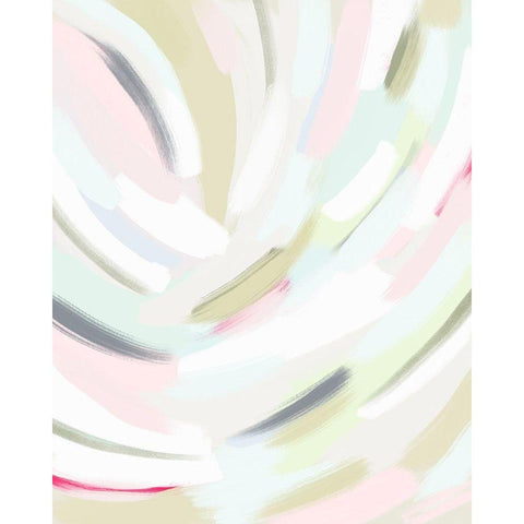 Abstract Pinky 2 White Modern Wood Framed Art Print by Straatsma, Leah