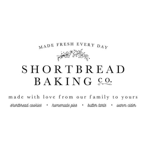 Shortbread Co White Modern Wood Framed Art Print by Straatsma, Leah