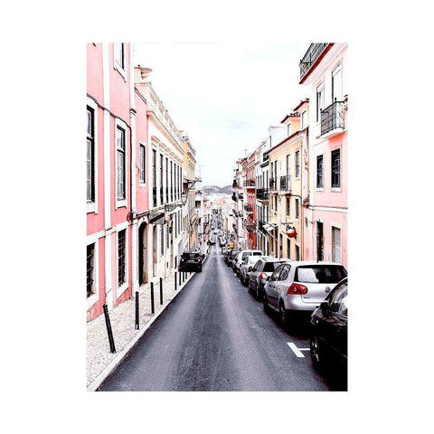 Lisbon 6 Black Modern Wood Framed Art Print with Double Matting by Straatsma, Leah