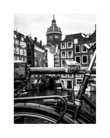 Amsterdam 4 Black Ornate Wood Framed Art Print with Double Matting by Straatsma, Leah