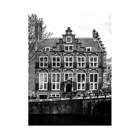 Amsterdam 6 Black Modern Wood Framed Art Print with Double Matting by Straatsma, Leah