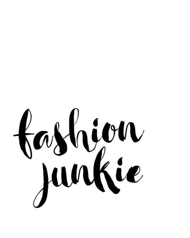 Fashion Junkie White Modern Wood Framed Art Print with Double Matting by Straatsma, Leah