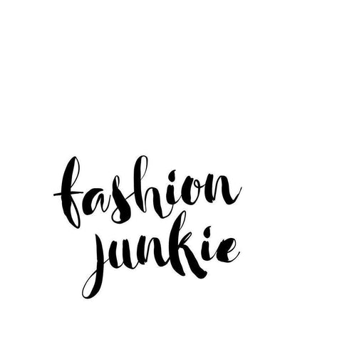 Fashion Junkie White Modern Wood Framed Art Print by Straatsma, Leah