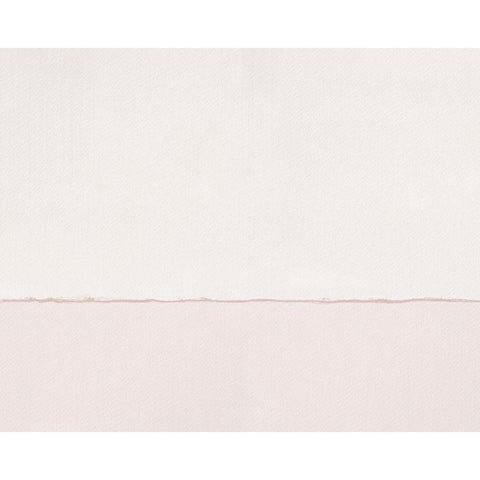 Pale Abstract in Pinks White Modern Wood Framed Art Print by Straatsma, Leah