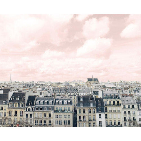 Really Pinky Paris Black Modern Wood Framed Art Print with Double Matting by Straatsma, Leah