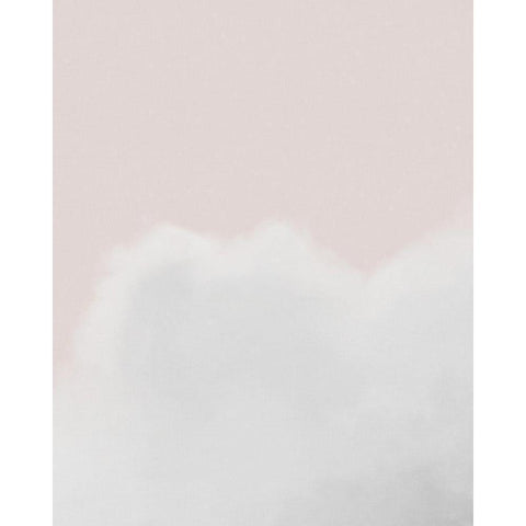 Pink Sky and Clouds White Modern Wood Framed Art Print by Straatsma, Leah