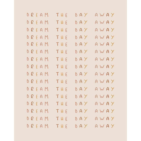 Dream the Day Away Black Modern Wood Framed Art Print with Double Matting by Straatsma, Leah