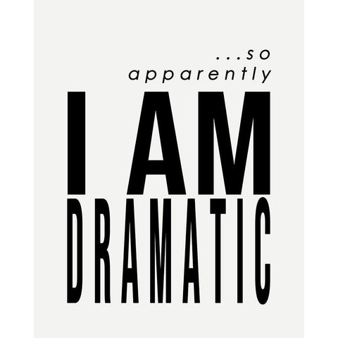 Apparently Im Dramatic Gold Ornate Wood Framed Art Print with Double Matting by Straatsma, Leah