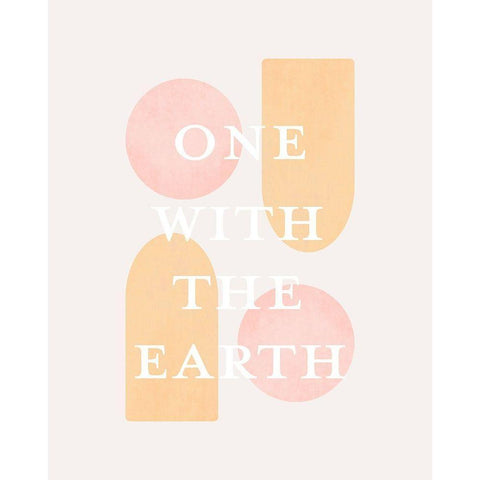 One With The Earth Black Modern Wood Framed Art Print by Straatsma, Leah