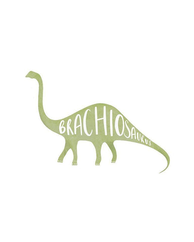 Brachio White Modern Wood Framed Art Print with Double Matting by Straatsma, Leah