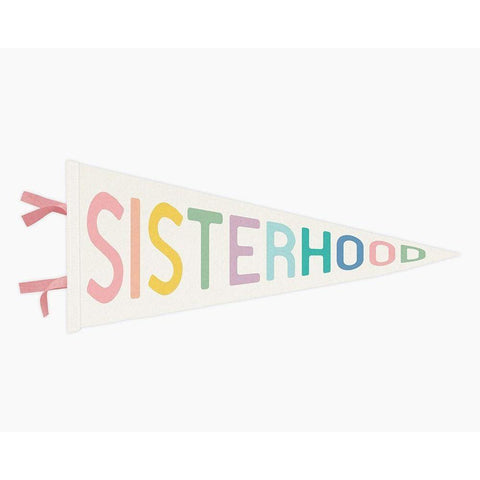 Sisterhood Flag Gold Ornate Wood Framed Art Print with Double Matting by Straatsma, Leah