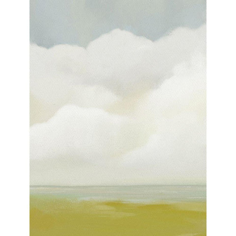 Clouds Over the Bay White Modern Wood Framed Art Print by Straatsma, Leah