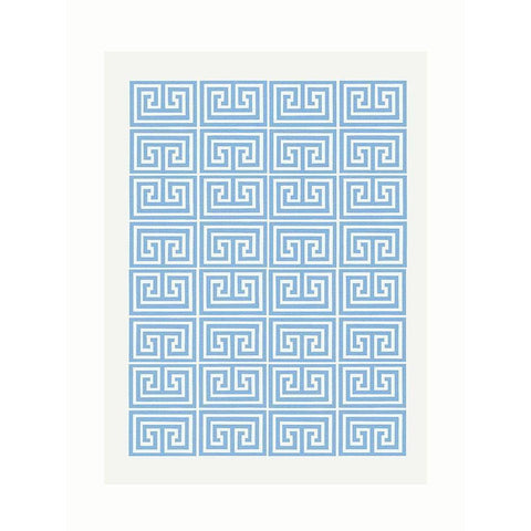 Key To My Greek Black Modern Wood Framed Art Print by Straatsma, Leah