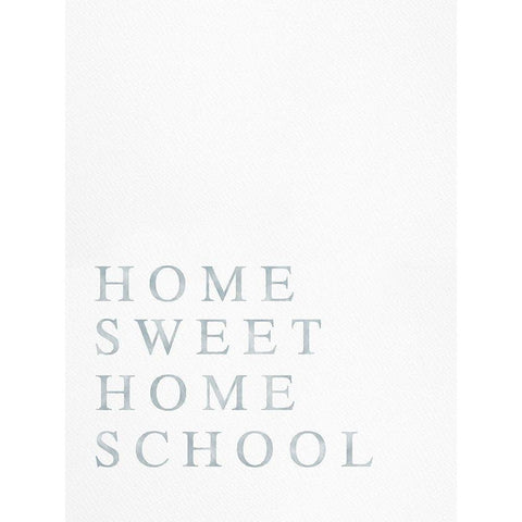 Home Sweet Home School Black Modern Wood Framed Art Print with Double Matting by Straatsma, Leah