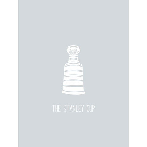 Stanley Cup White Modern Wood Framed Art Print by Straatsma, Leah