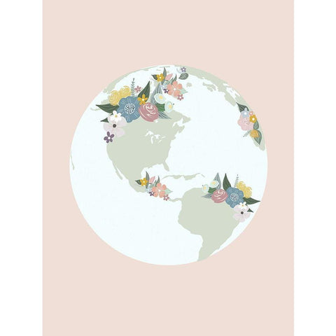 Beautiful Earth White Modern Wood Framed Art Print by Straatsma, Leah