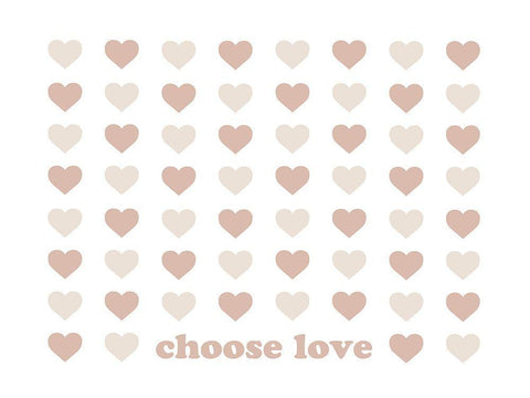 Choose Love Black Ornate Wood Framed Art Print with Double Matting by Straatsma, Leah