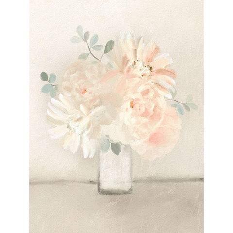 Florals In A Vase Gold Ornate Wood Framed Art Print with Double Matting by Straatsma, Leah