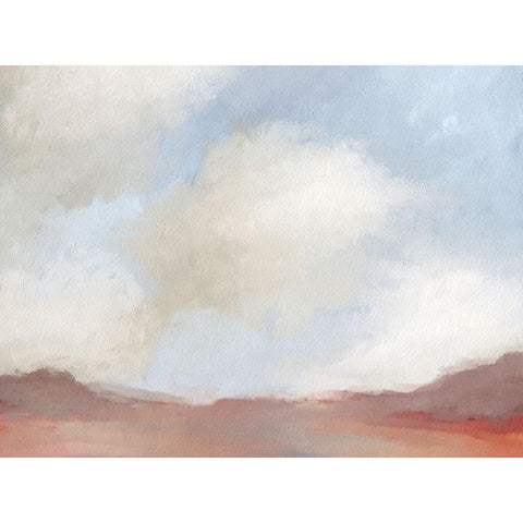 Skies Above The Canyon White Modern Wood Framed Art Print by Straatsma, Leah