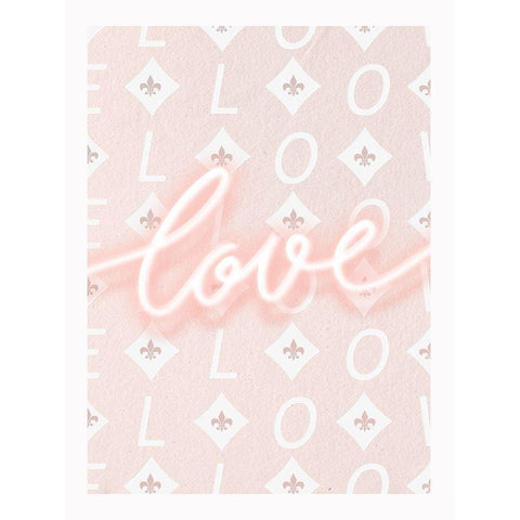 Love White Modern Wood Framed Art Print by Straatsma, Leah