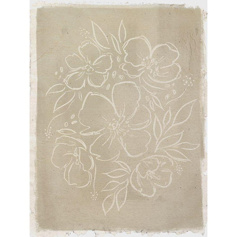 Flowers for Lisa Gold Ornate Wood Framed Art Print with Double Matting by Straatsma, Leah