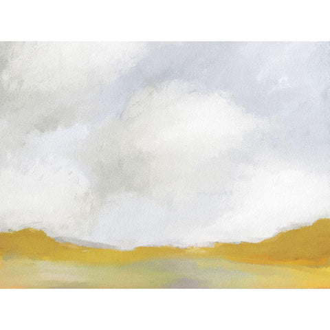 The Plateau Muted Mustard Gold Ornate Wood Framed Art Print with Double Matting by Straatsma, Leah