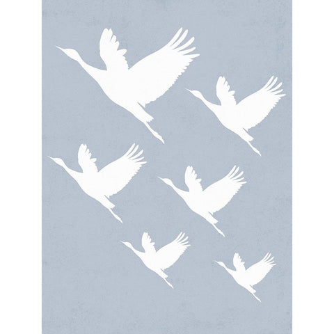 Take Flight Black Modern Wood Framed Art Print with Double Matting by Straatsma, Leah