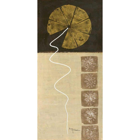 The Rising 2 Black Modern Wood Framed Art Print by Umang