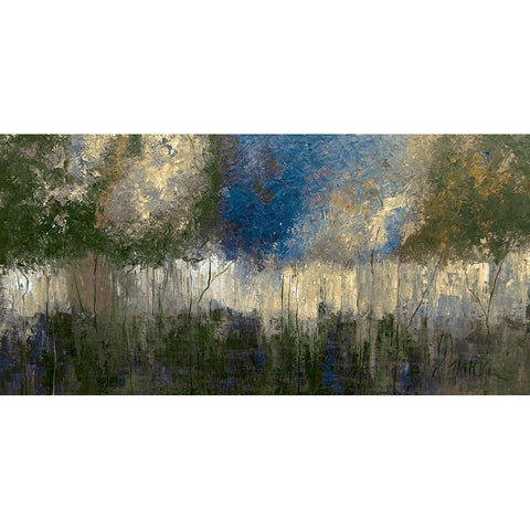 Natures Fantasy White Modern Wood Framed Art Print by Unknown