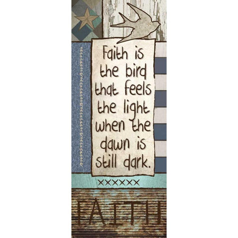 Primitive panels 1 White Modern Wood Framed Art Print by Hogan, Melody