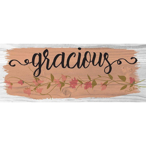 Curly Cue Gracious Color 4 Gold Ornate Wood Framed Art Print with Double Matting by Hogan, Melody