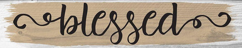 Curly Cue Signs 1 White Modern Wood Framed Art Print with Double Matting by Hogan, Melody