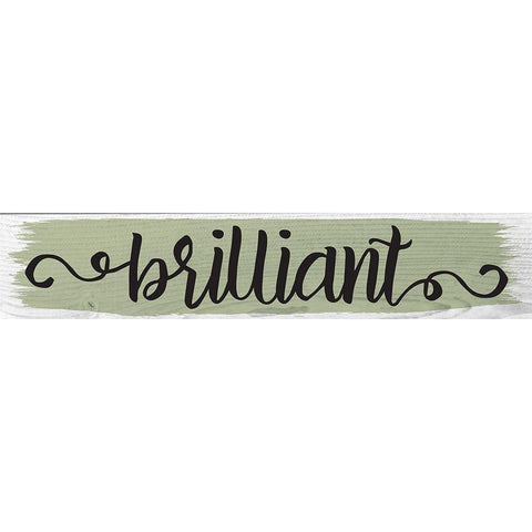 Curly Cue Color Signs 3 Gold Ornate Wood Framed Art Print with Double Matting by Hogan, Melody