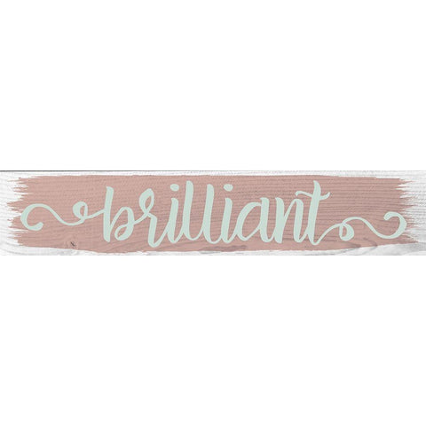 Brilliant Color Signs 1 Black Modern Wood Framed Art Print with Double Matting by Hogan, Melody