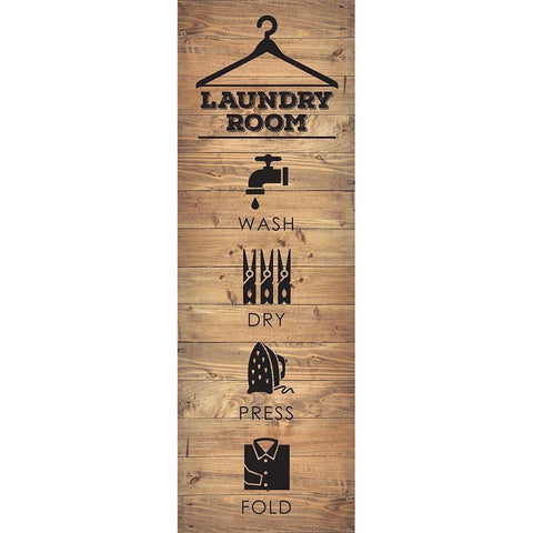 Laundry Natural 5 Gold Ornate Wood Framed Art Print with Double Matting by Hogan, Melody