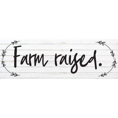 Farm Raised 3 Black Modern Wood Framed Art Print with Double Matting by Hogan, Melody