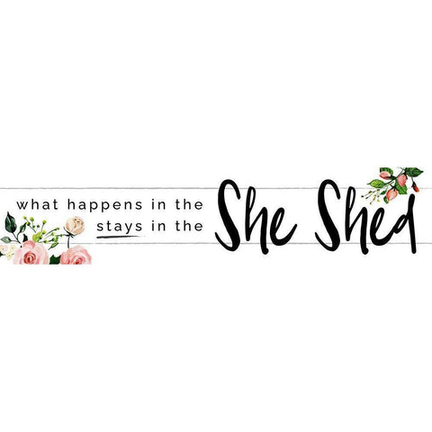 She Shet 3 Gold Ornate Wood Framed Art Print with Double Matting by Hogan, Melody