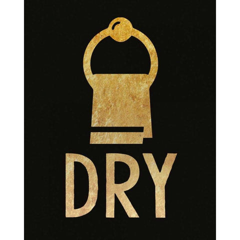 Glitz Bath Black Modern Wood Framed Art Print by Hogan, Melody